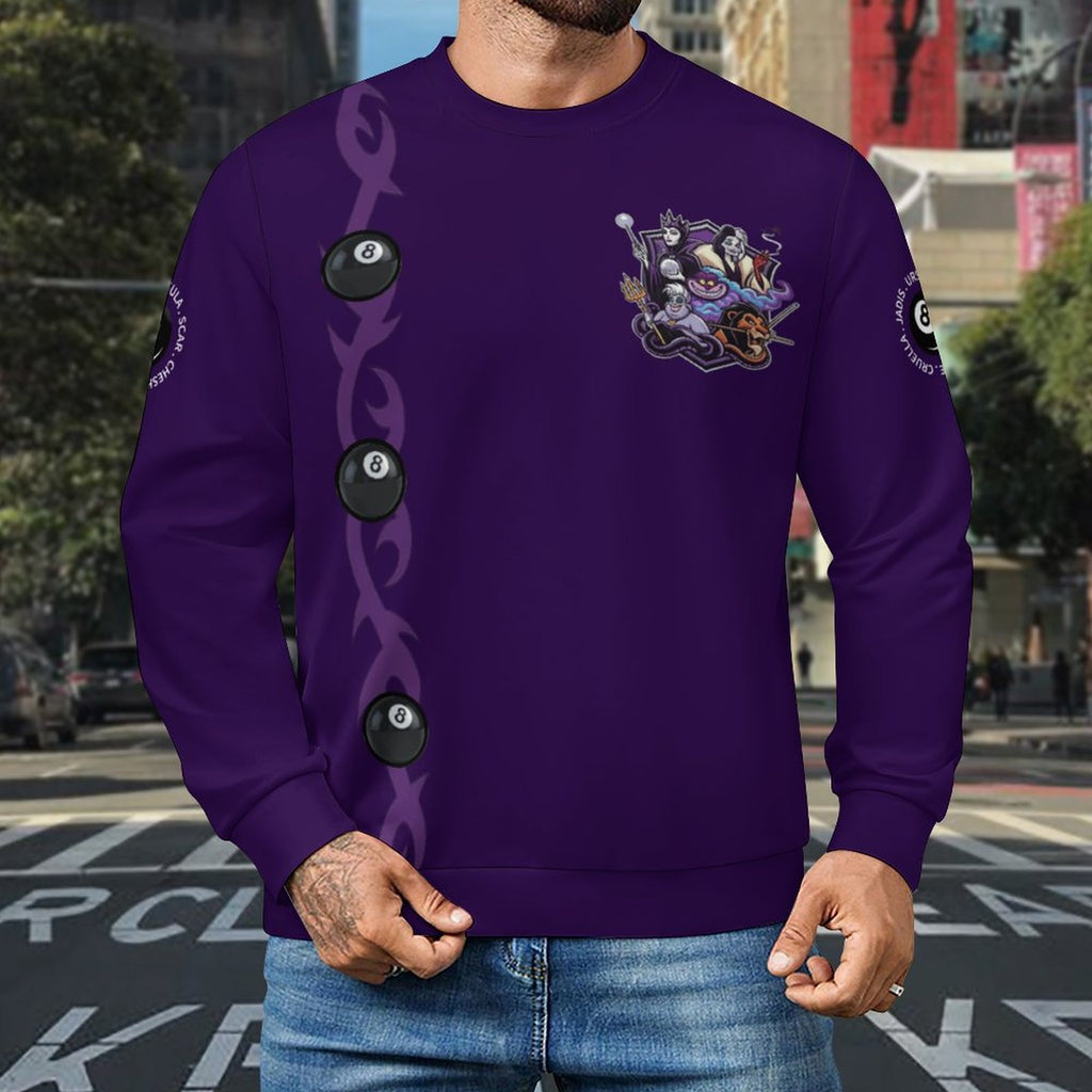 The Villains Casual Crew Neck Men's Sweatshirt