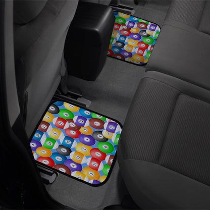 Poolball Car Floor Mat Set (4-Piece) – Anti-Slip Interior Protection Mats (Set of 4)