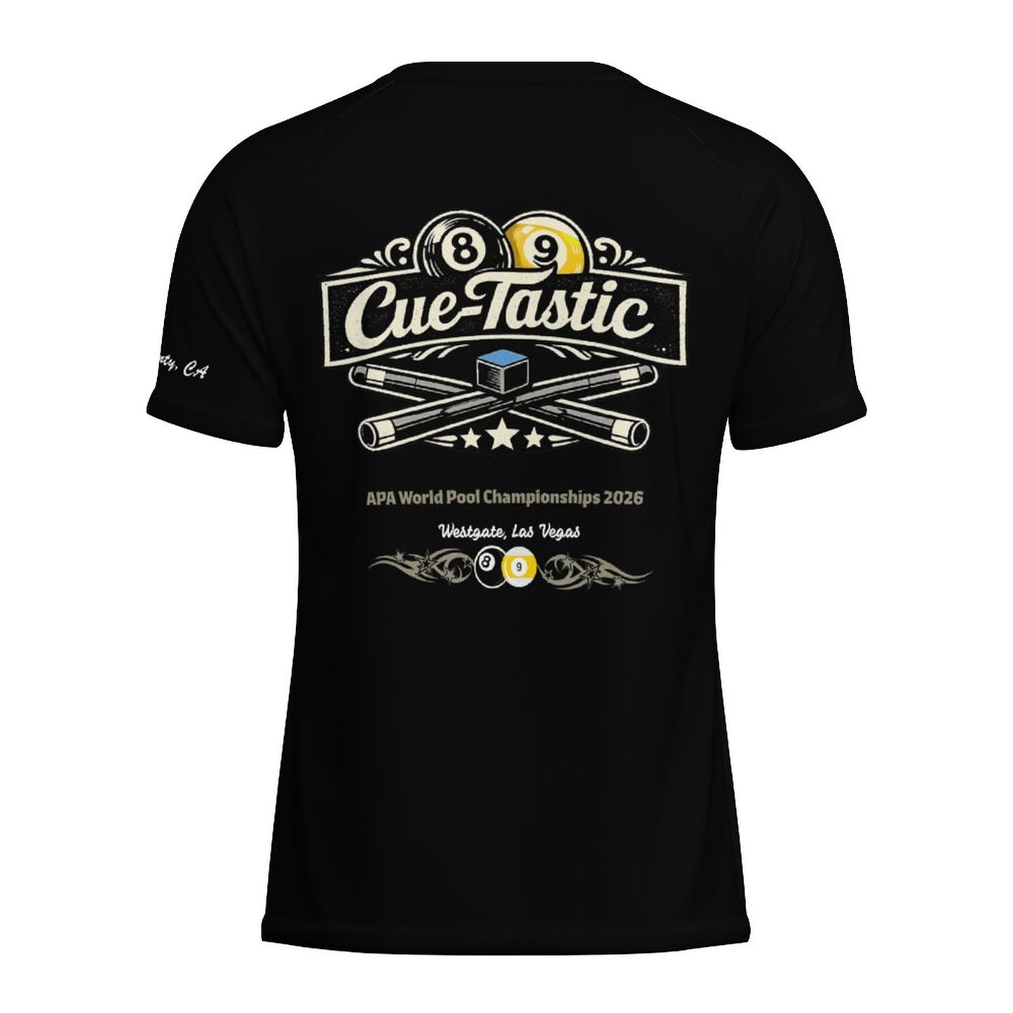 Cue-Tastic Team Shirt - Men's Ice Silk Quick Dry Shirt (No Collar)
