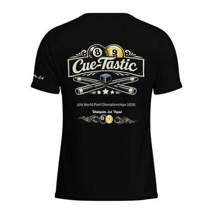 Cue-Tastic Team Shirt - Men's Ice Silk Quick Dry Shirt (No Collar)
