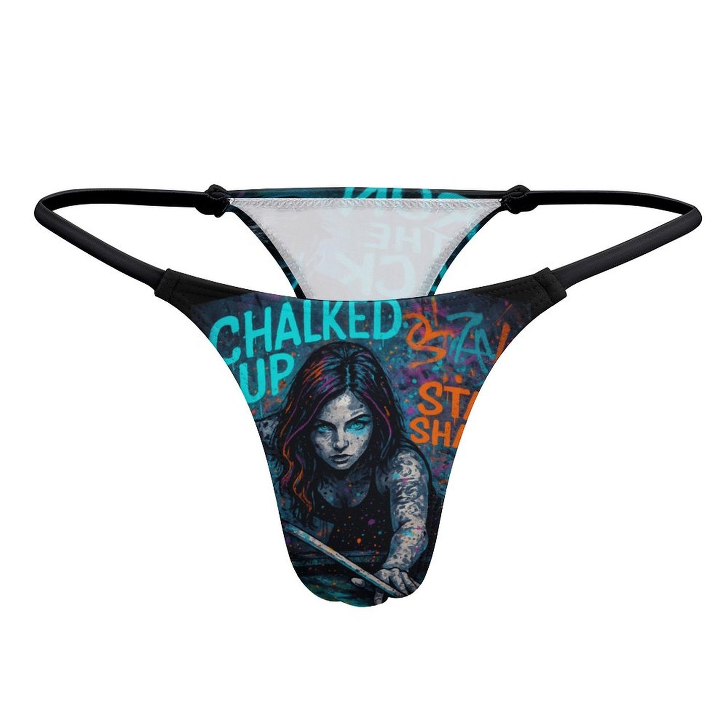 Chalked Up Thong Panties