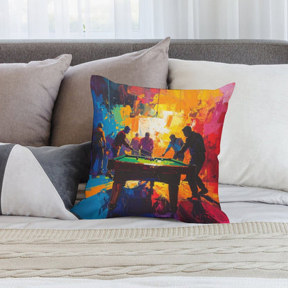 Short Plush Pillow Cover(Dual-sided Printing)