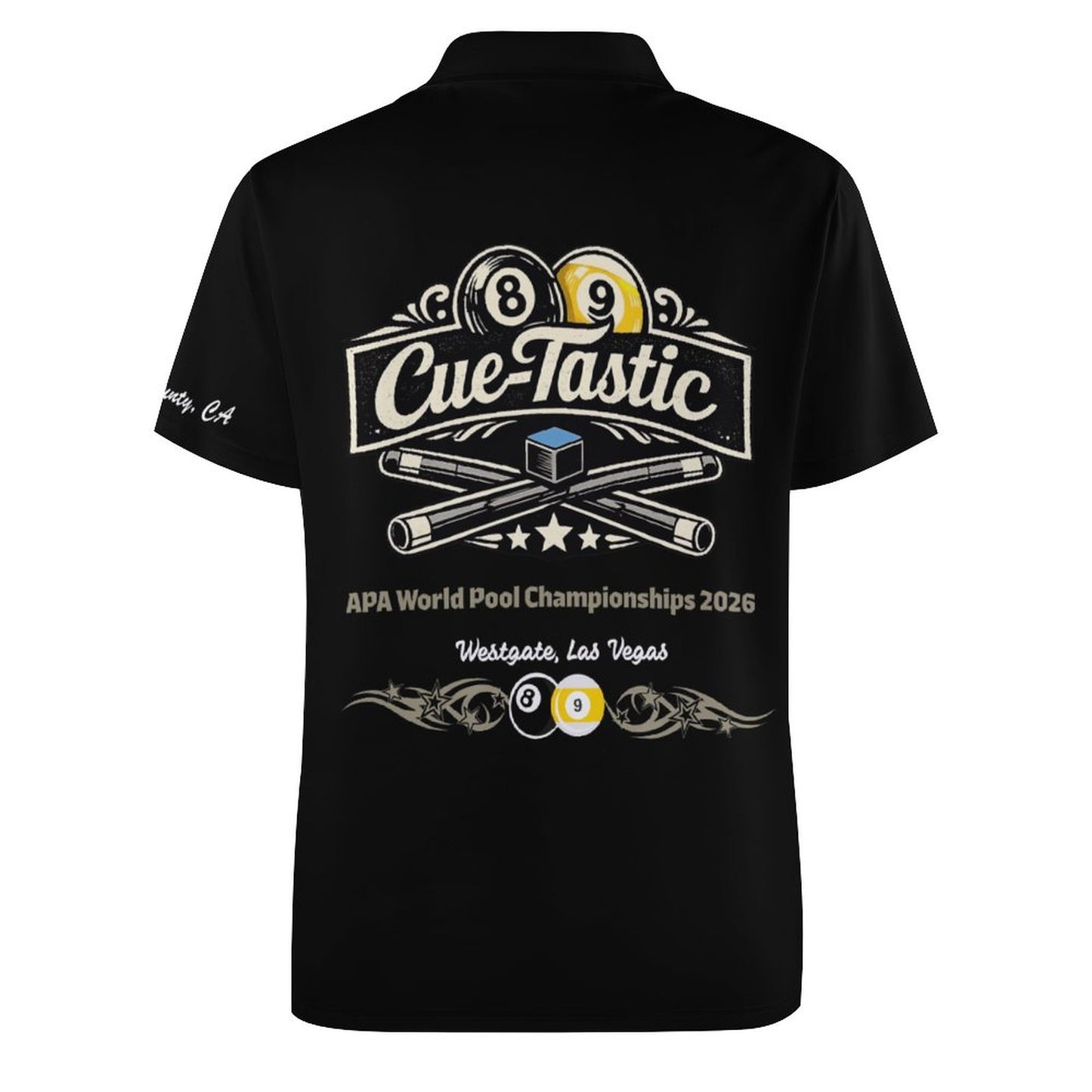 Cue-Tastic team shirt Women's Polo