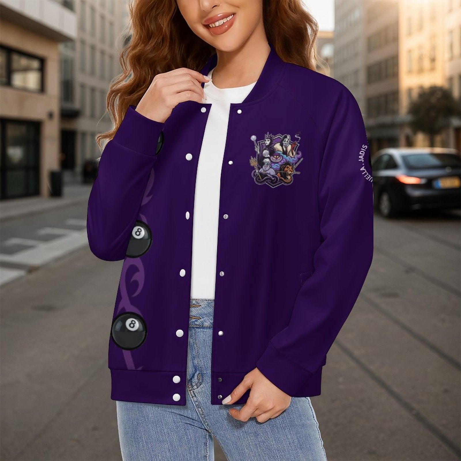 The Villains Women's Baseball Jacket
