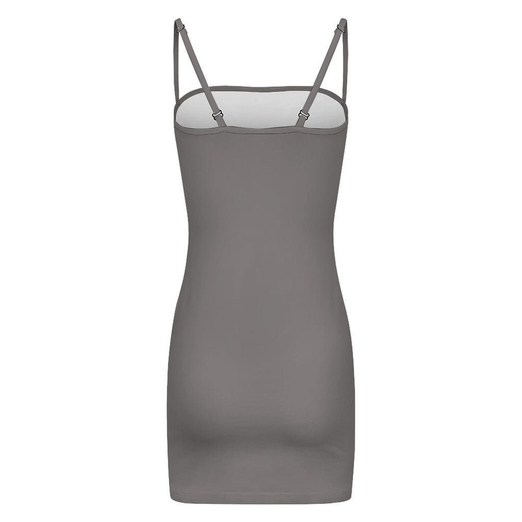Challenge Accepted - Slim Fit Spaghetti Strap Dress for Women