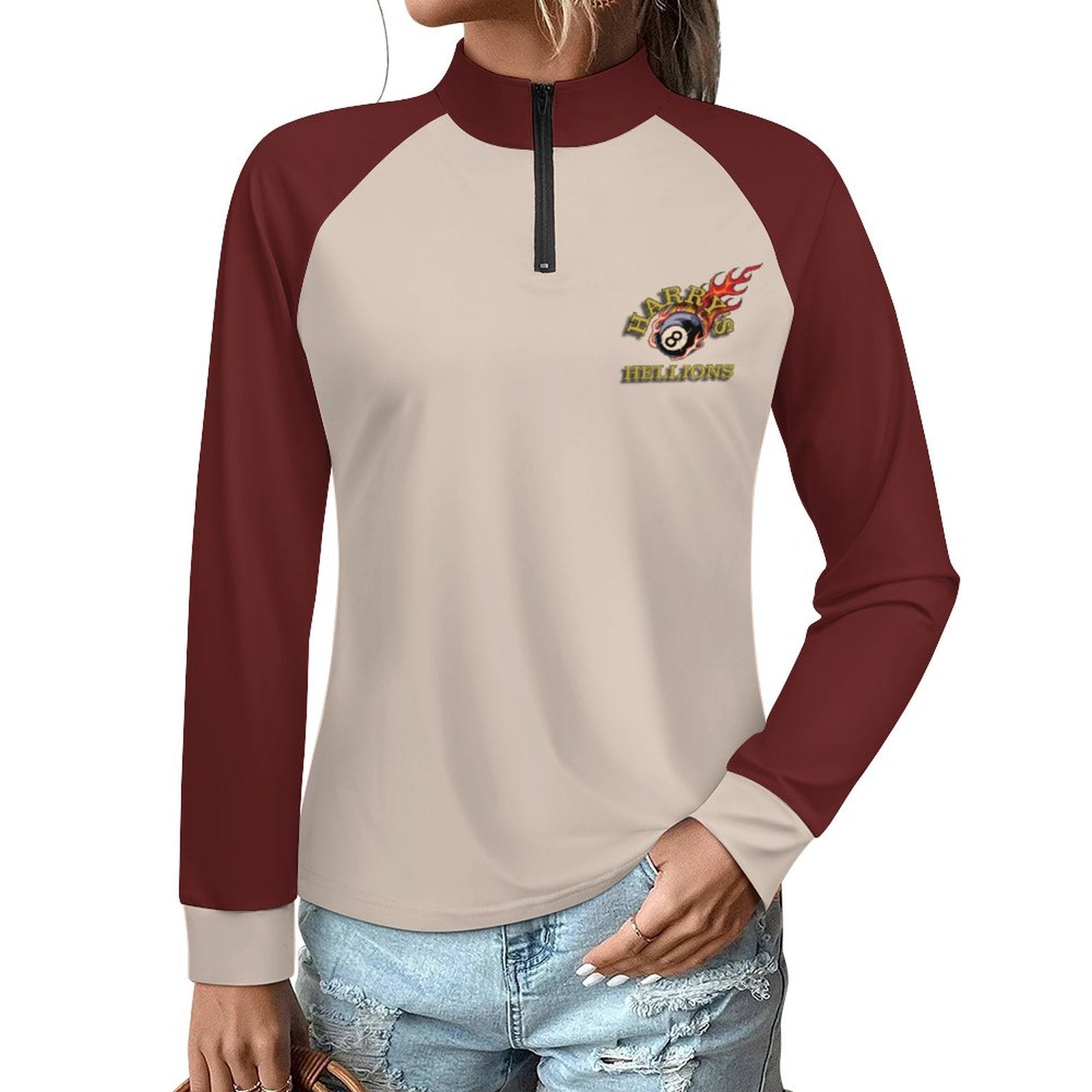 Harry's Hellions Women's Cool Touch Fitted Quick Dry Long Sleeved Top