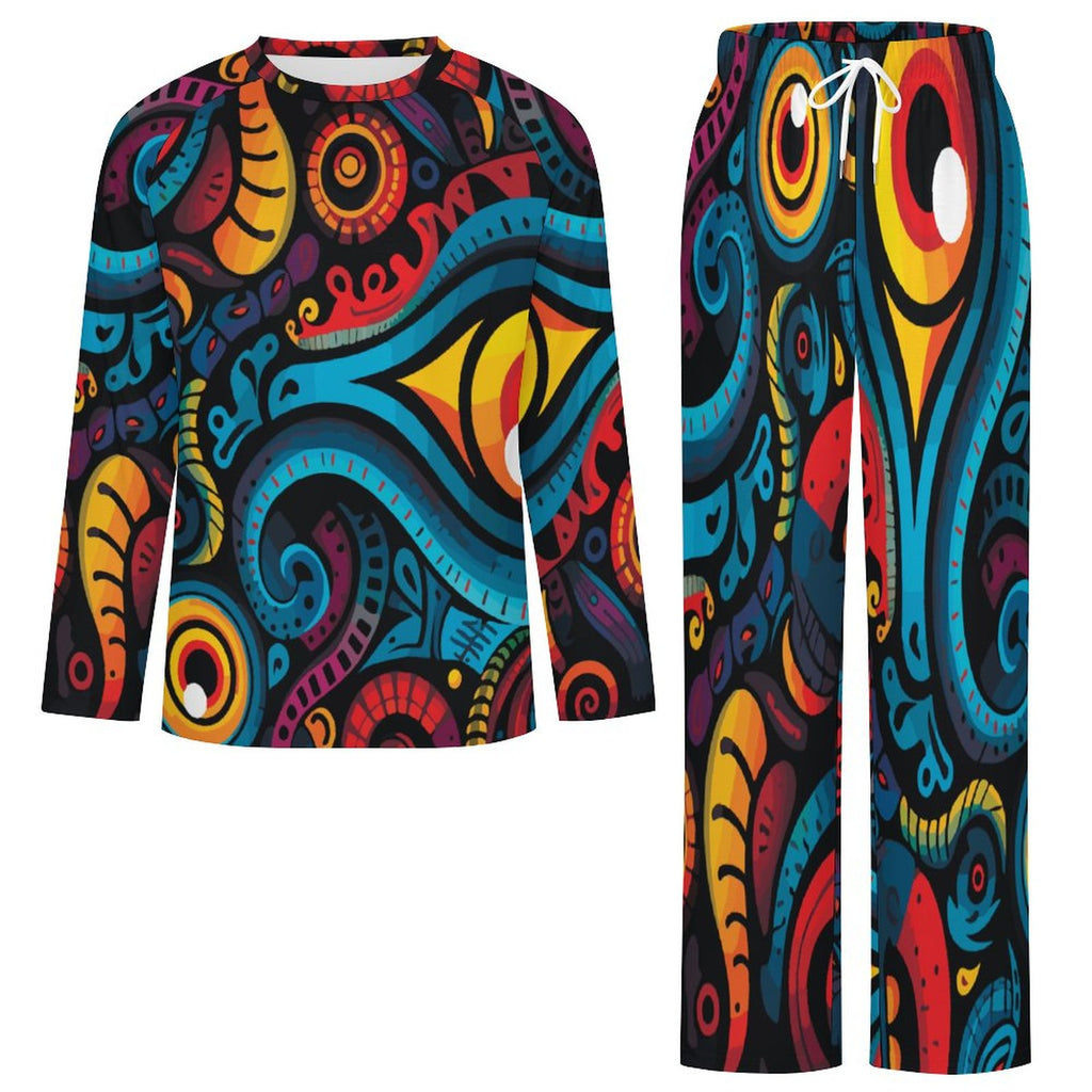 Dead Stroke Men's Raglan Sleeve Pajama Set