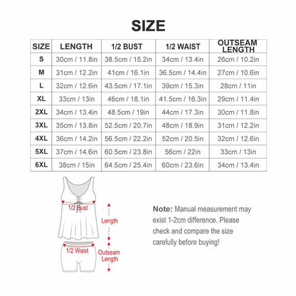 Bubbles and Billiards - 2-Piece Women's Tankini Swimsuit
