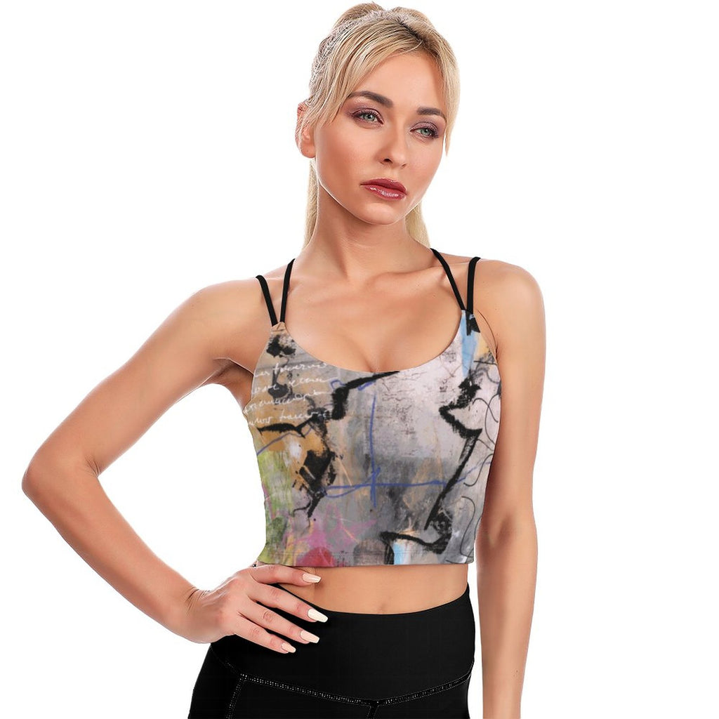 City Collection - Workout Crop Yoga Tank Top