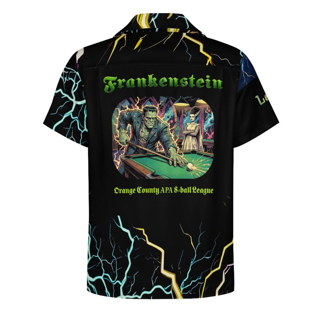 Team Frankenstein - Short Sleeve Cuban Collar Shirt