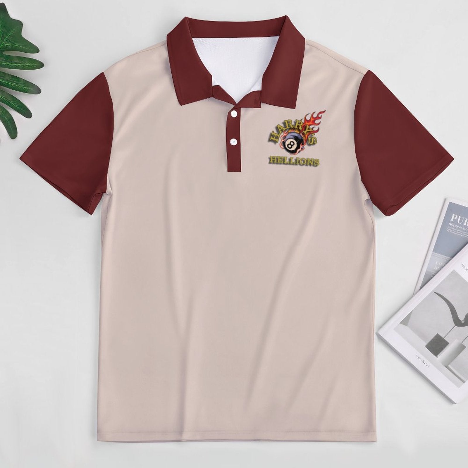 Harry's Hellions Women’s Polo Shirt – Performance Fit, V-Neck, Versatile Style