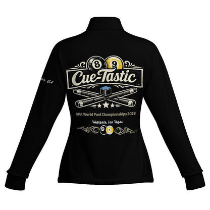 Cue-Tastic Team Shirt - Long Sleeved Quick Dry Top with zipper