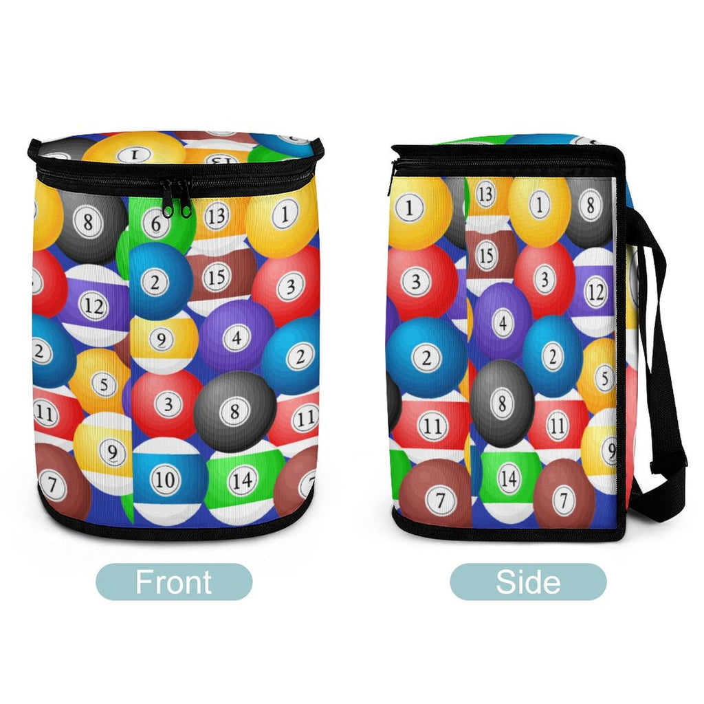 Pool Ball Collapsible Car Trash Bin – Multi-Use Vehicle Organizer