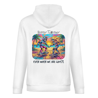 One  Wheel Love.  Cotton Hoodie with Pocket