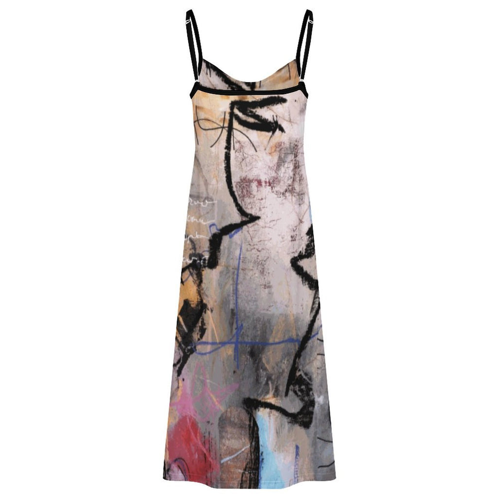 City Collection - Women's Long Dress with High Slit