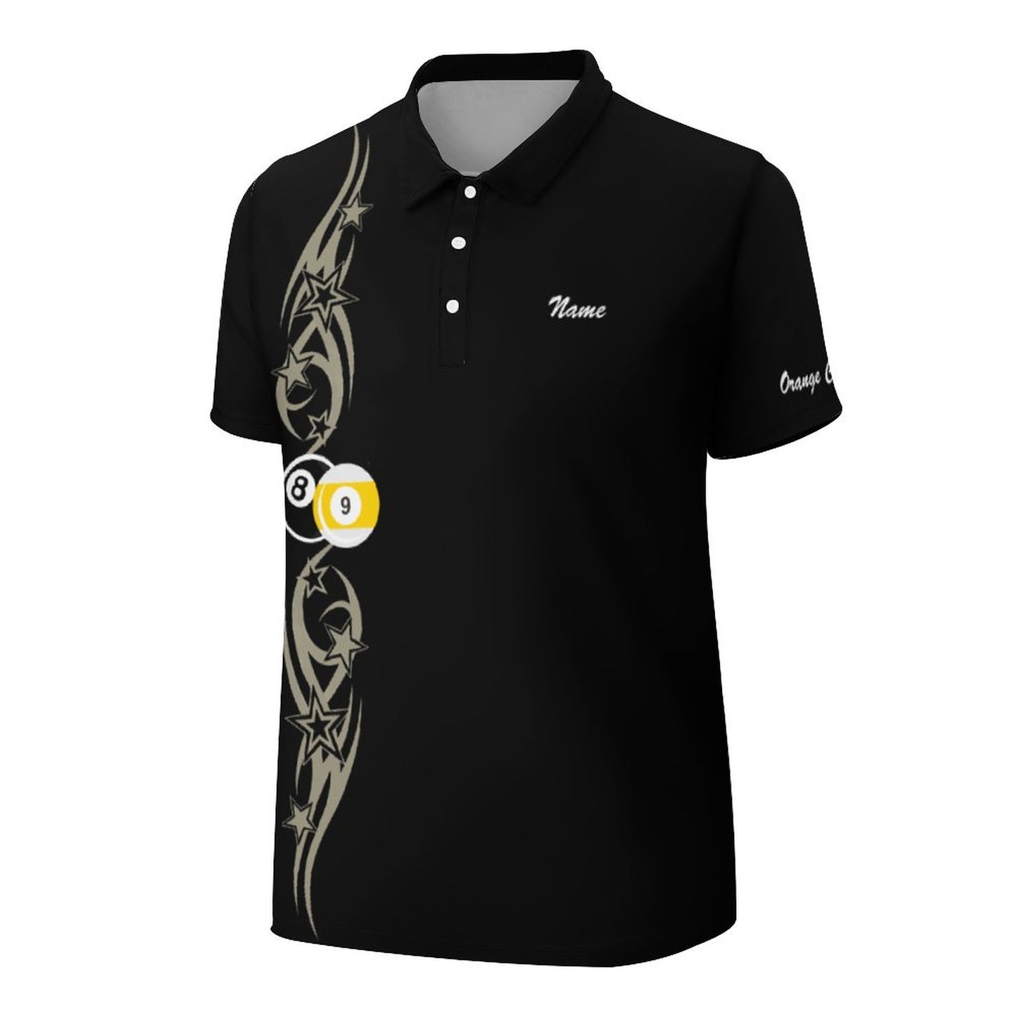 Team Shirt: Cue-Tastic Mens Golf Polo