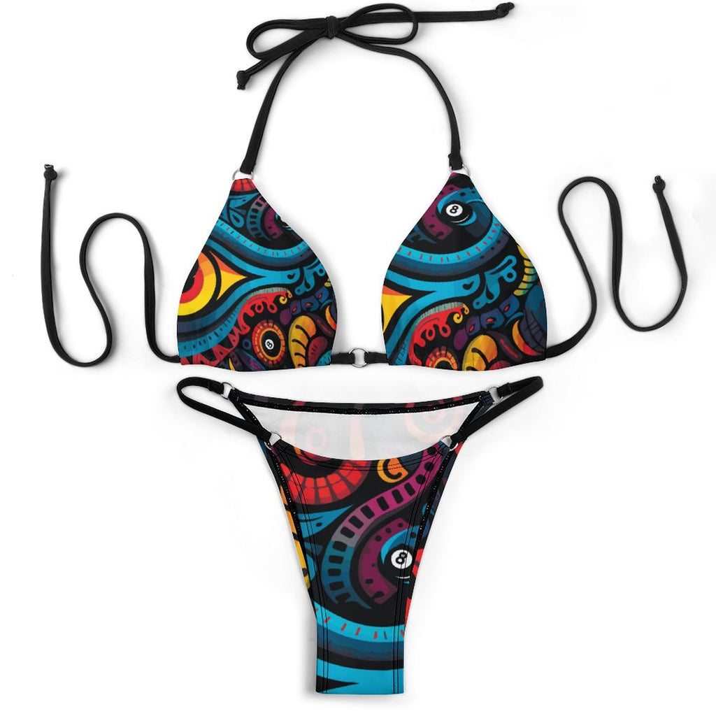 2-Piece Bikini Swimwear(All-Over Printing)