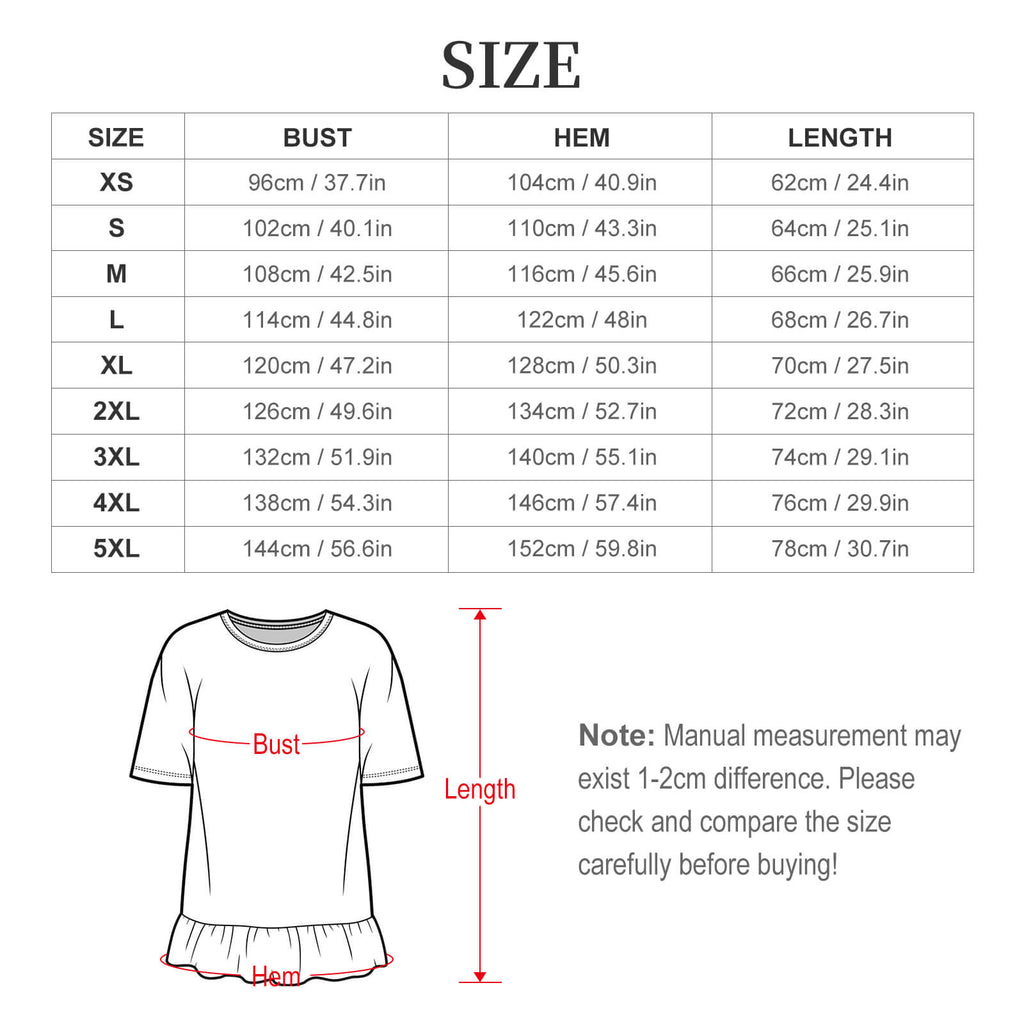 City Collection - Women's Ruffle T-shirt
