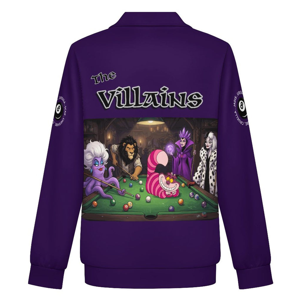 The Villains Zipper Women's Pullover Sweatshirt