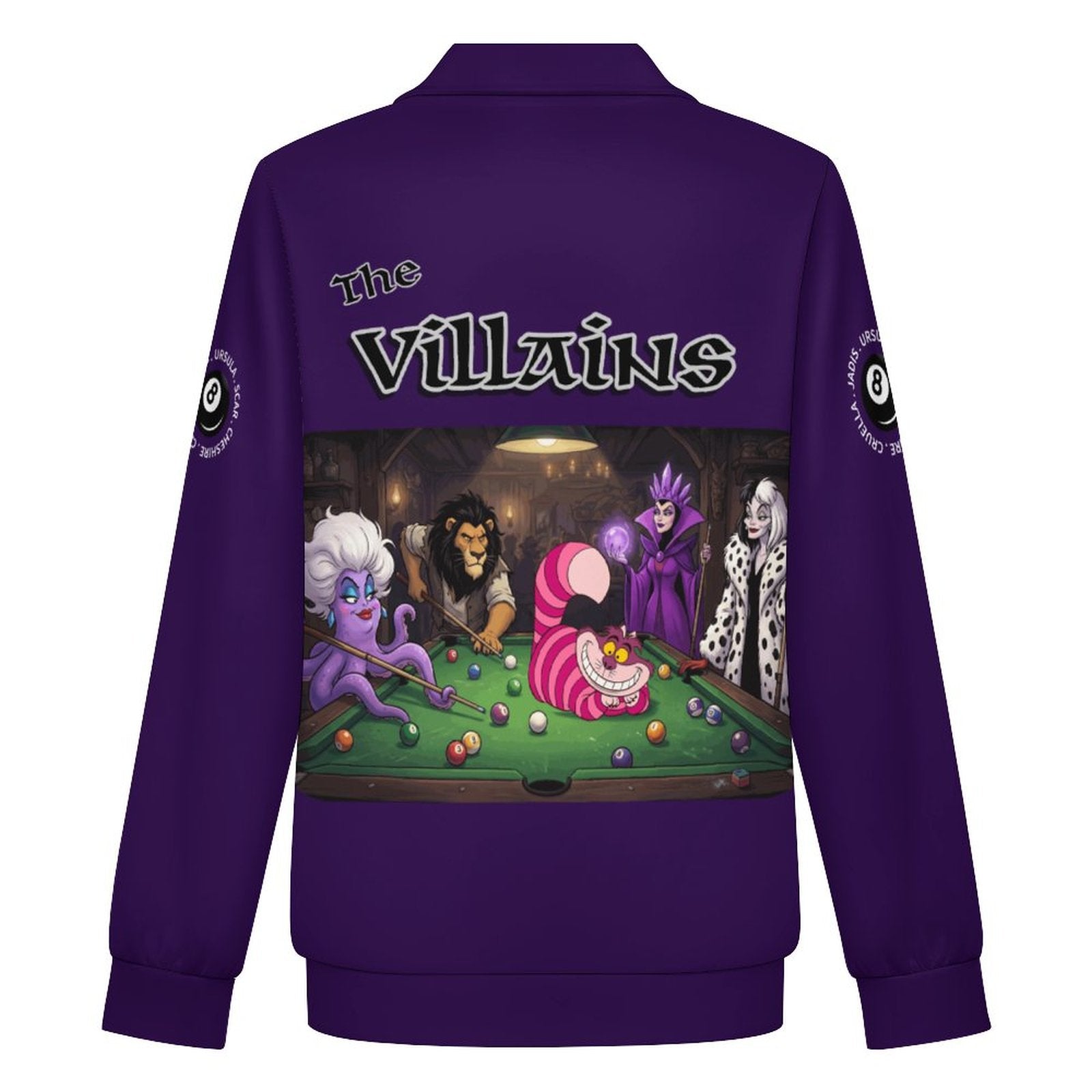The Villains Zipper Women's Pullover Sweatshirt