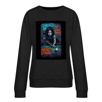 Chalked Up Women’s Printed Cotton Sweatshirt – Front Graphic