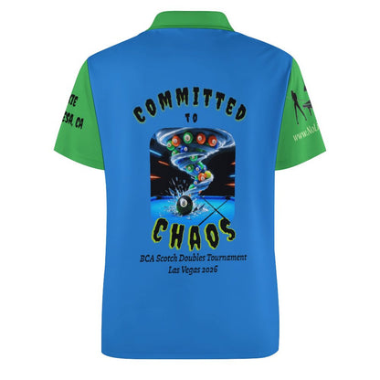 Women’s Straight POLO Shirt - Committed to Chaos