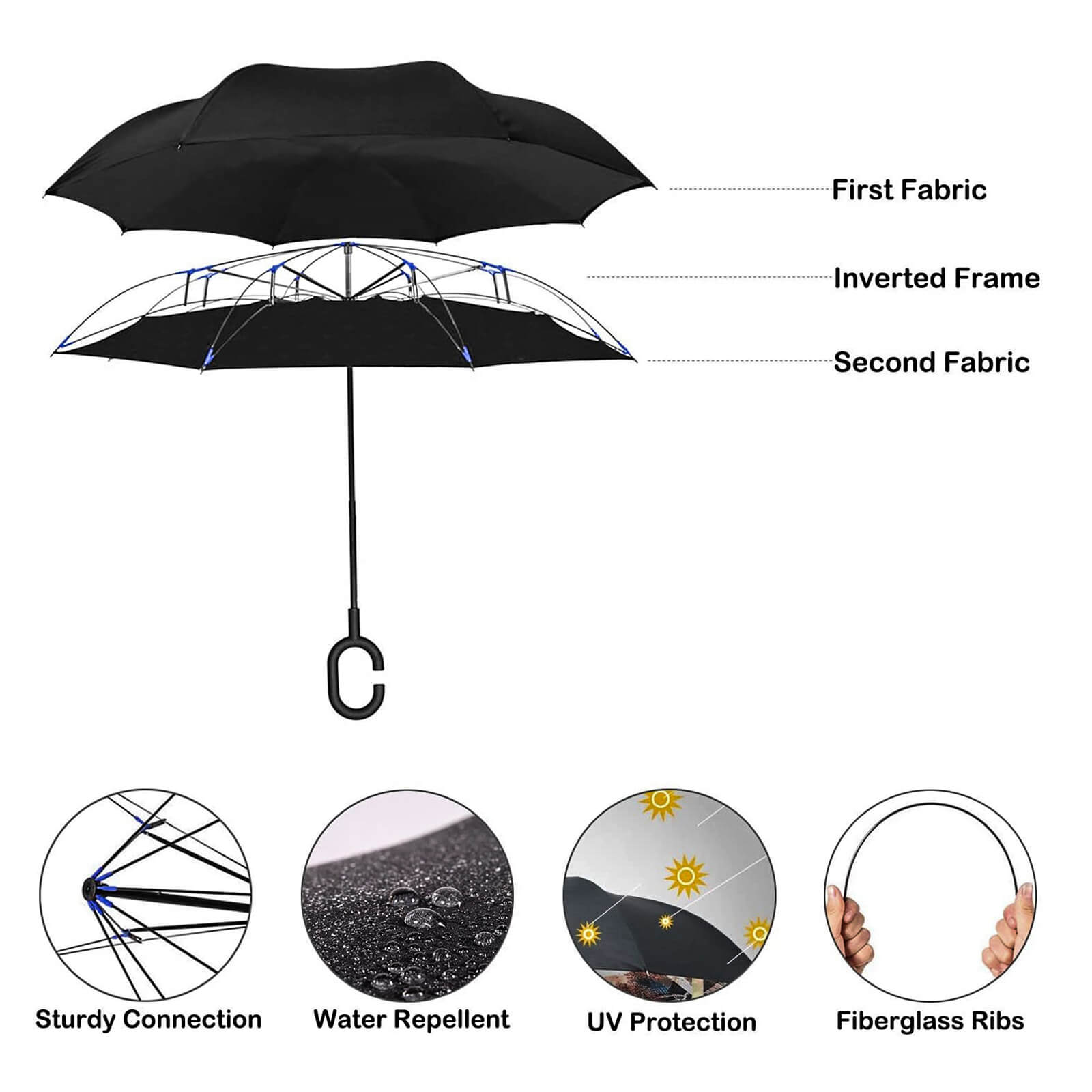 Pool Balls Collection: Car Reverse Umbrella