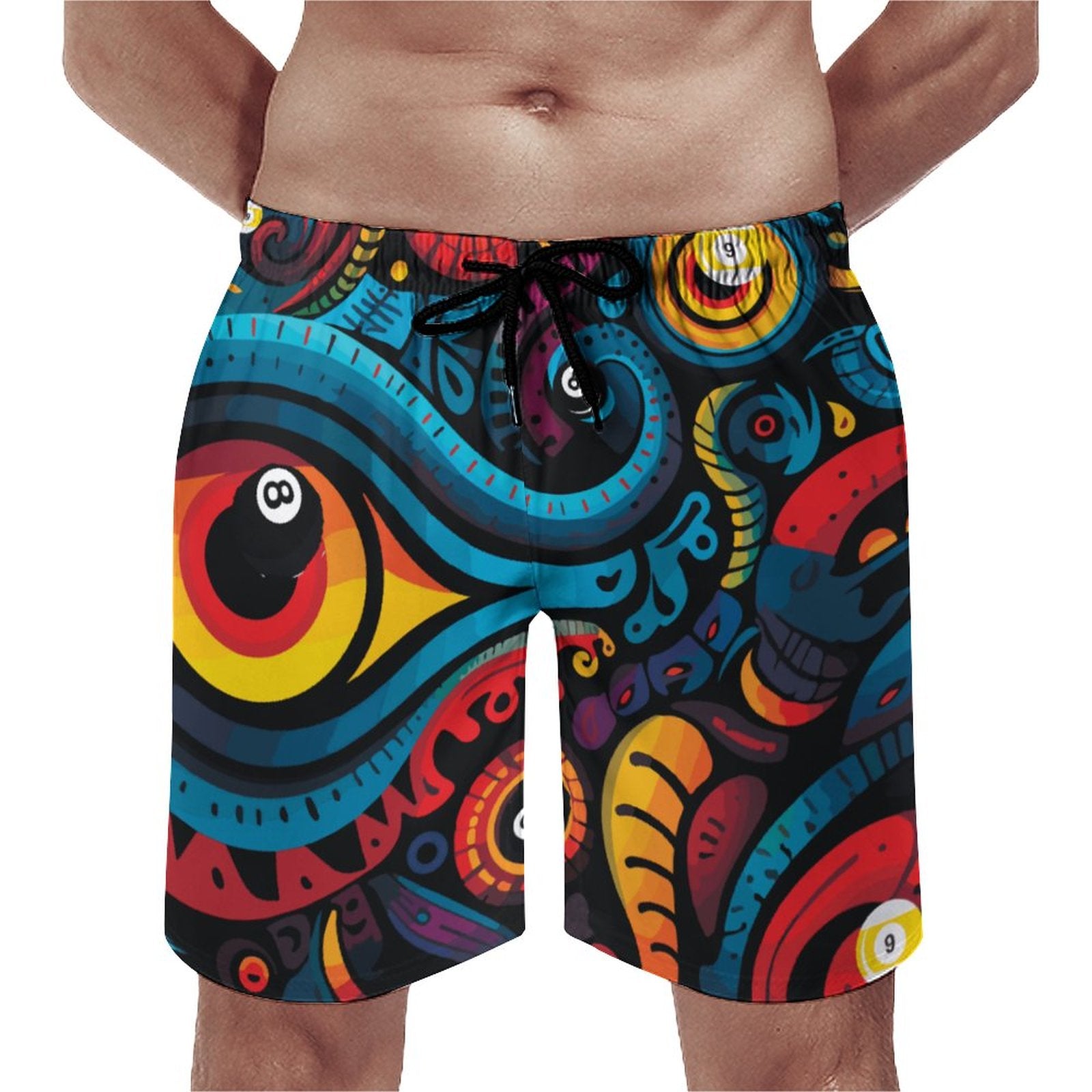 Men's Beach Shorts with Pockets