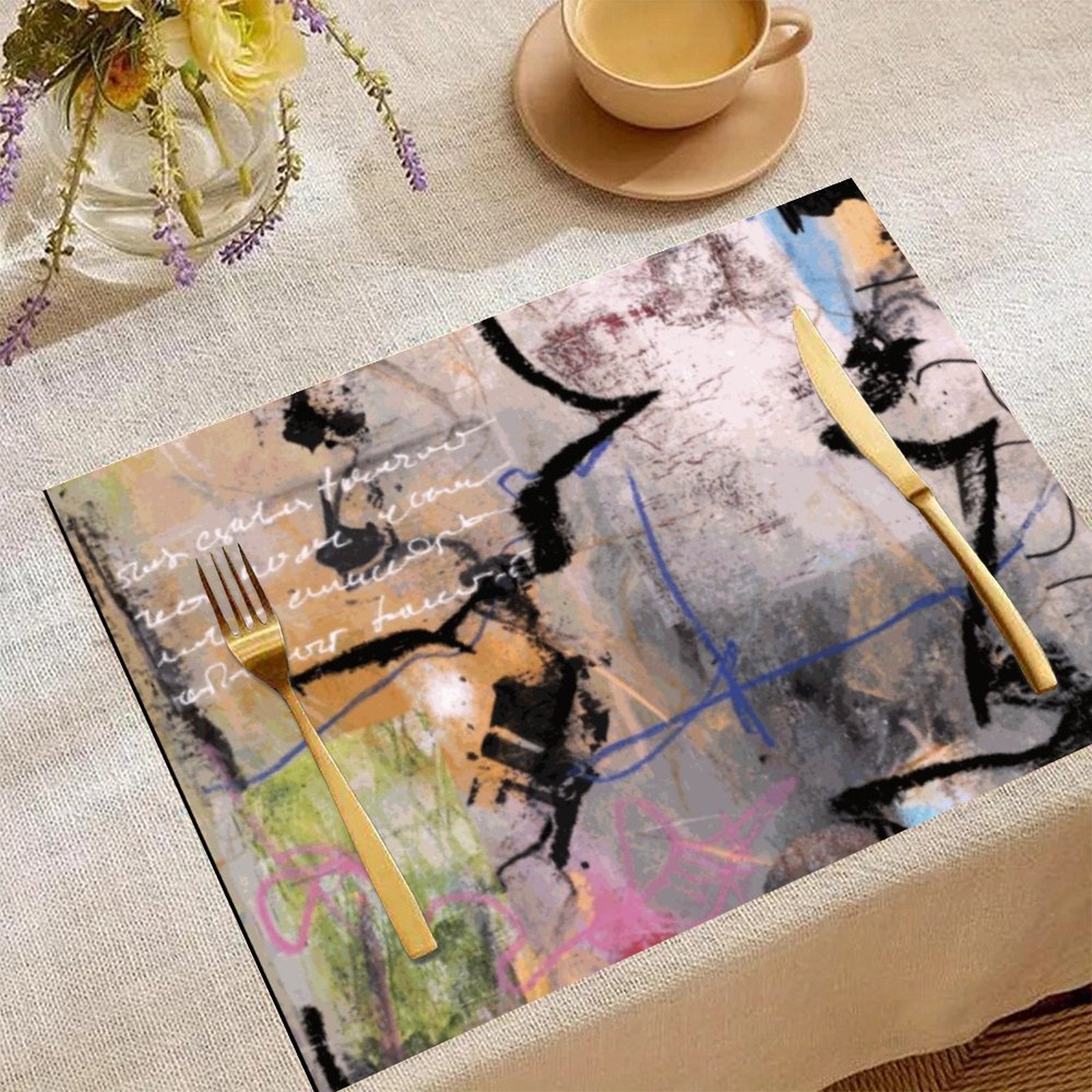 City Collection - Premium Flax Placemat & Desk Mat