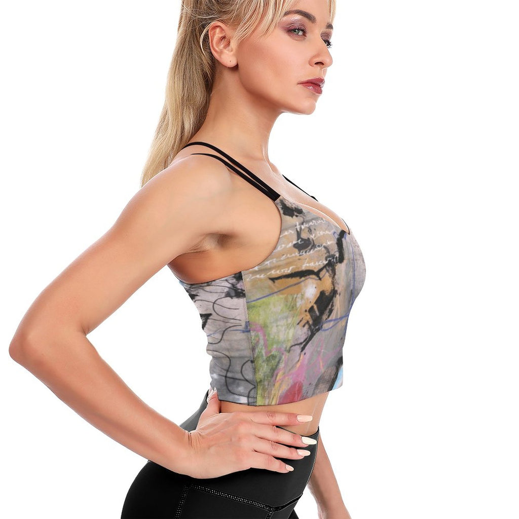 City Collection - Workout Crop Yoga Tank Top