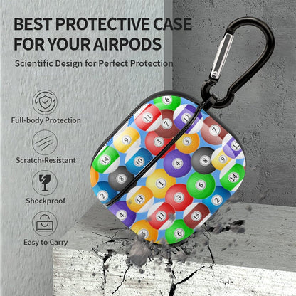 Poolball AirPods 3 Case Cover – Protective PC Case with Keychain