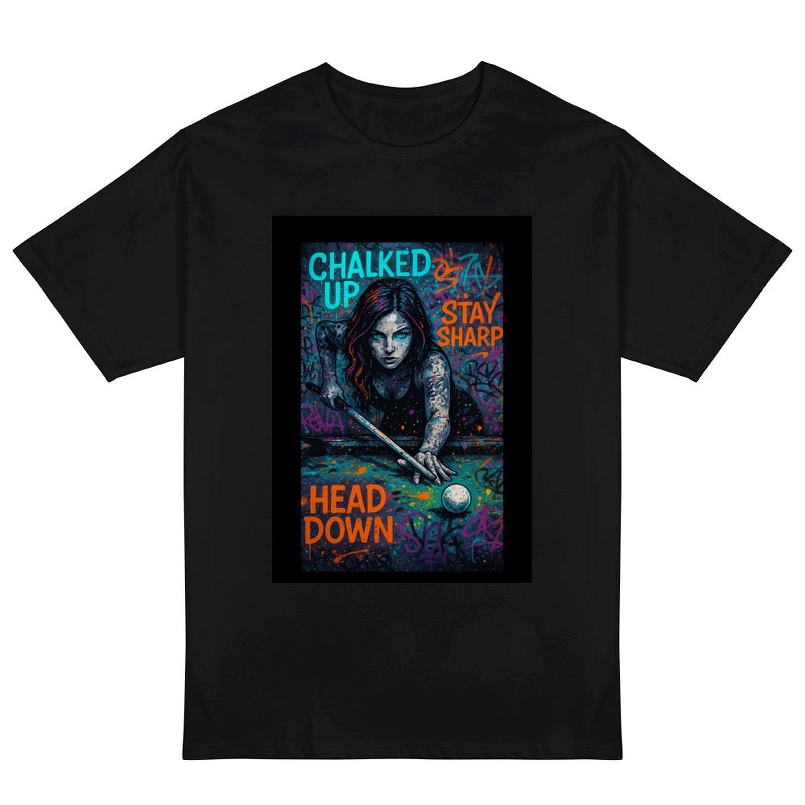 Chalked Up – Women’s Dual-Sided Graphic T-Shirt