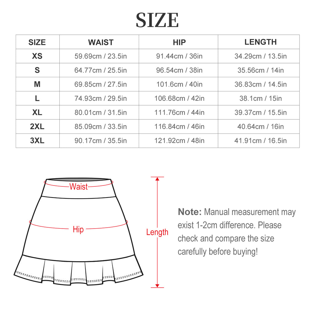 City Collection - Premium Ruffled Yoga Skort with Pockets