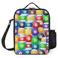 Pool Balls Collection: Insulated Lunch Bag with 600D Polyester