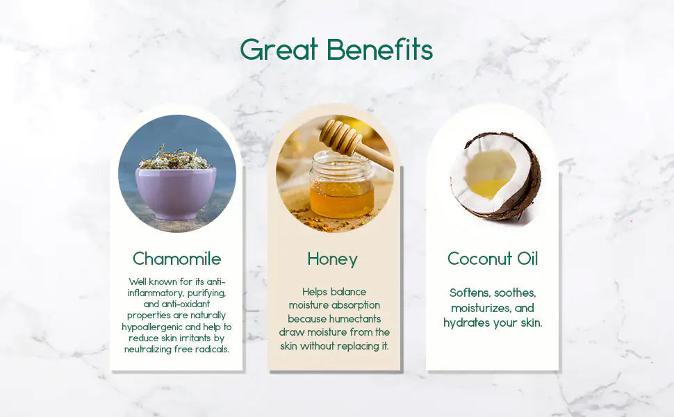 Handmade Renewing Soap Bar. Chamomile, Honey, and Coconut Oil.