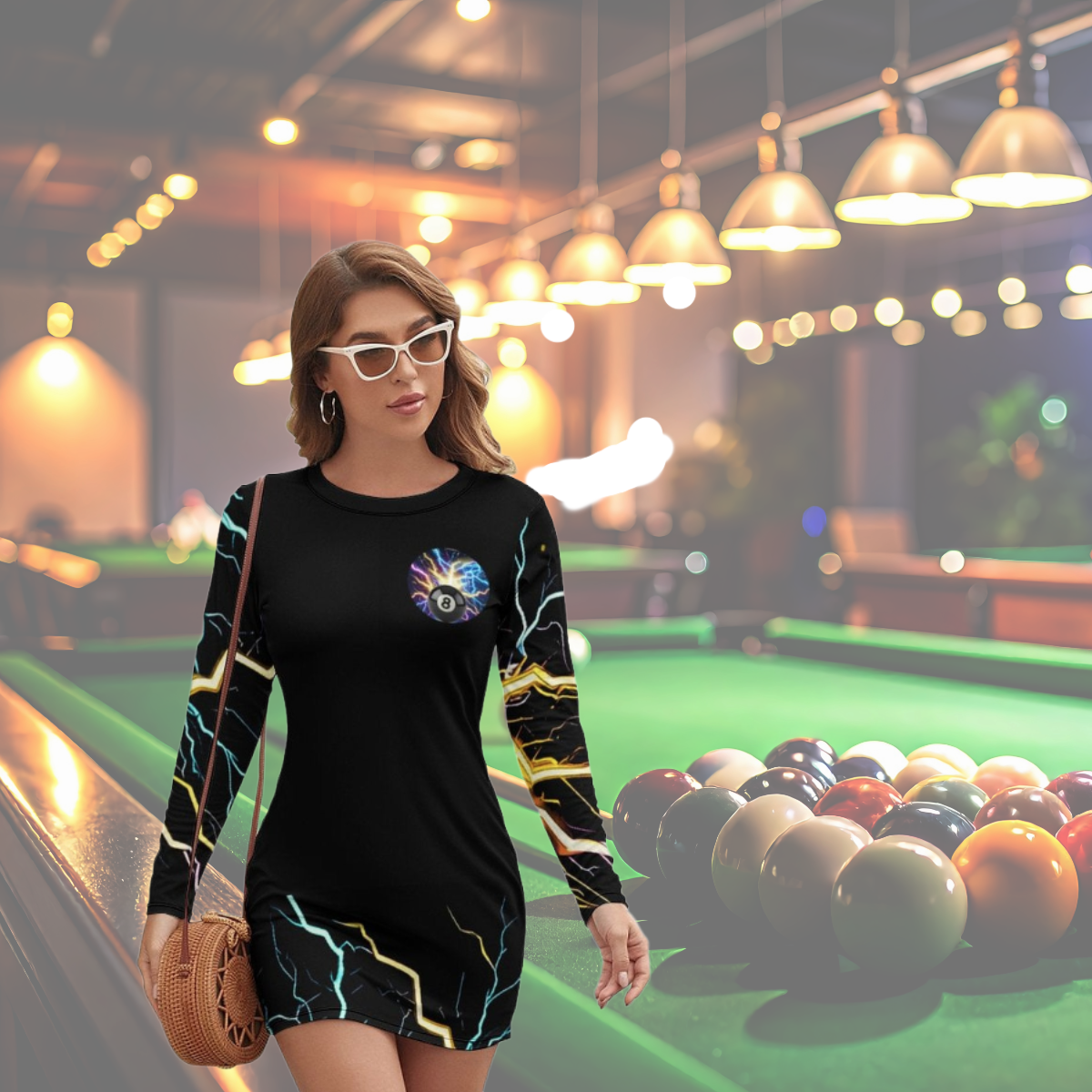 Frankenstein Long Sleeve Dress