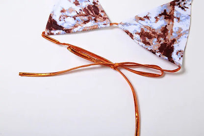 Sunrise Shimmer Skirt Set- bikini with cover