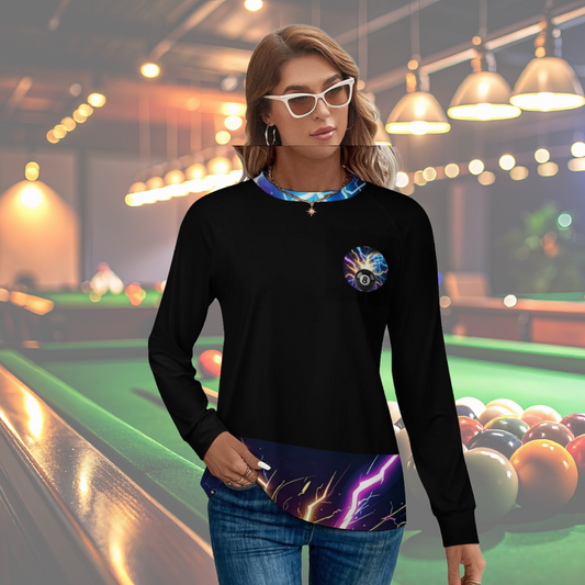 180gsm Women's Long Sleeve Quick Dry Top(All-Over Printing)