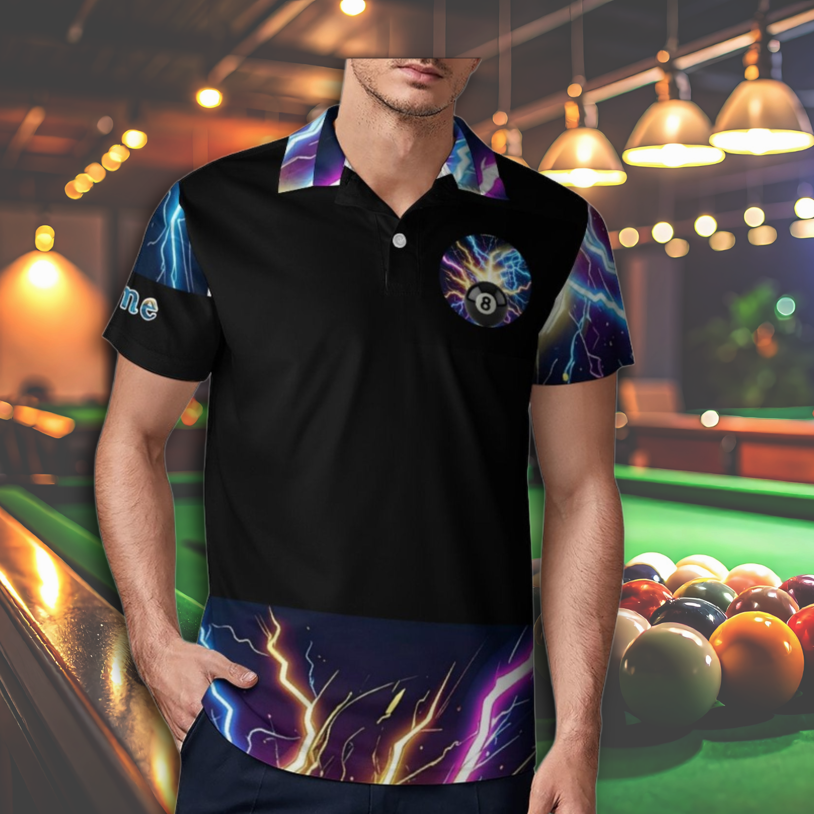 Frankenstein Cotton POLO Shirts Short Sleeve for Men