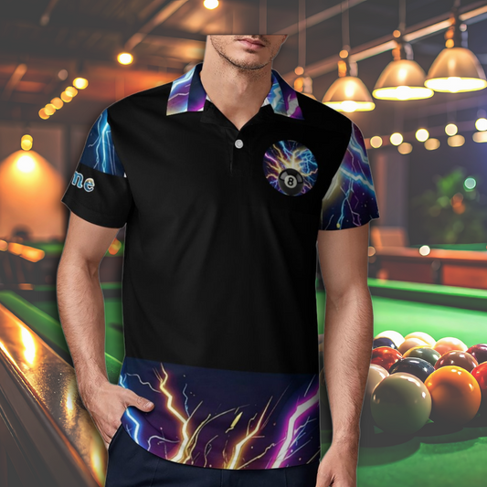 DTG 190gsm Cotton POLO Shirts Short Sleeve for Men(All-Over Printing)