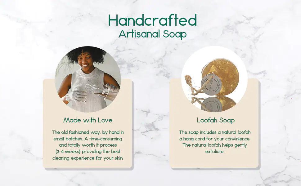 Handmade Renewing Soap Bar. Chamomile, Honey, and Coconut Oil.