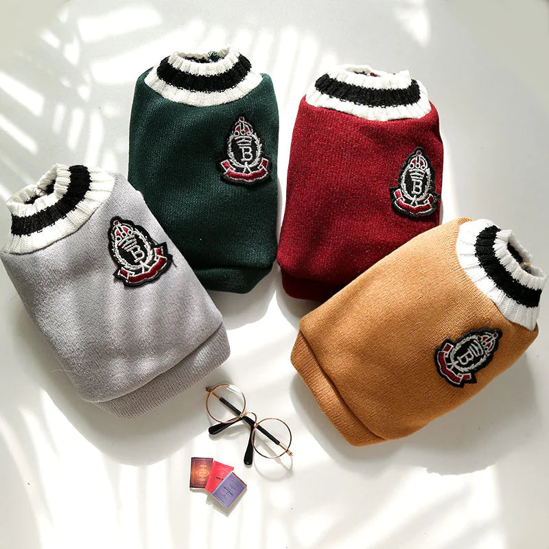 Cozy Knit Pet Vest