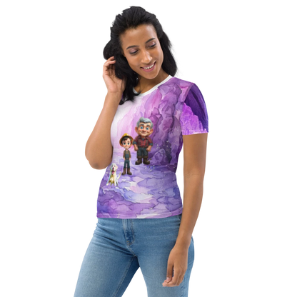 Adventures of Jayden and Papa Women's Crew Neck T-Shirt