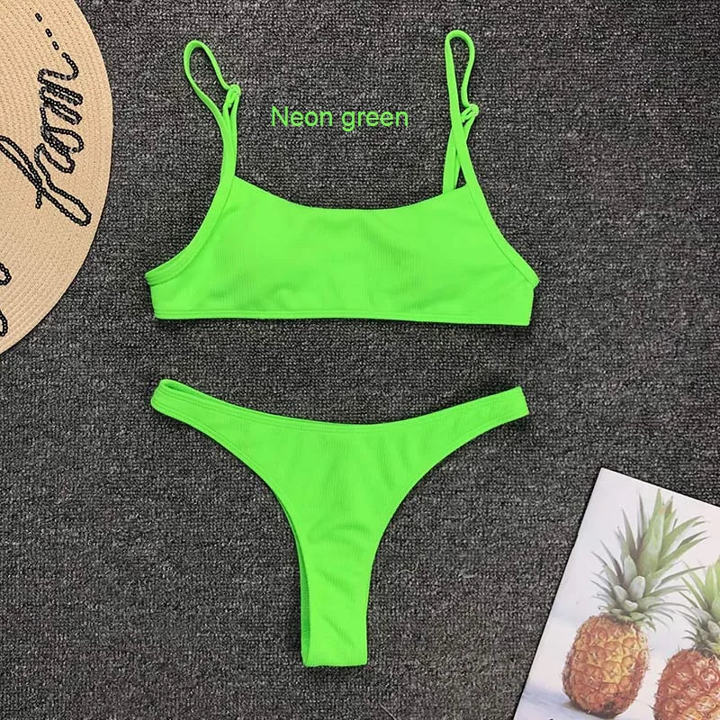 Sexy Bandeau Bikini Swimsuit