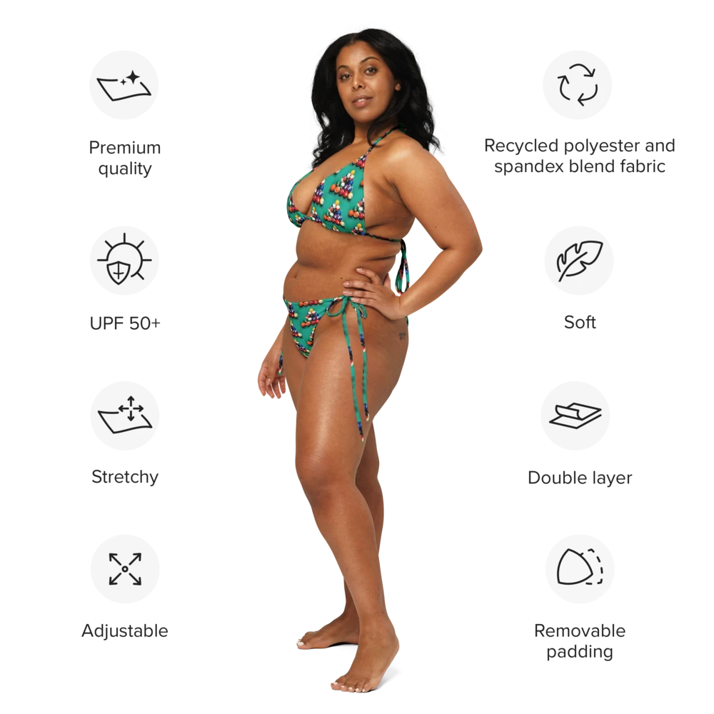 Billiards Rack String Bikini