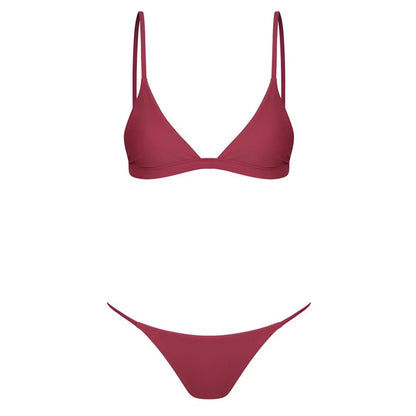 Chic Bandeau Bandage Bikini: Brazilian Push-up Set