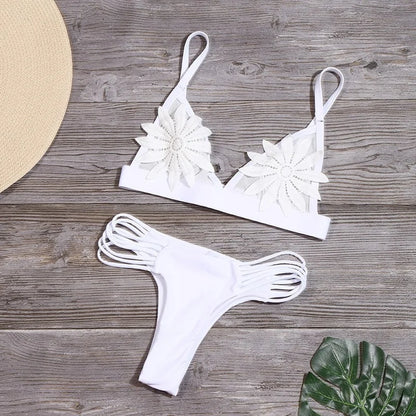 Sexy Floral Cut Bikini