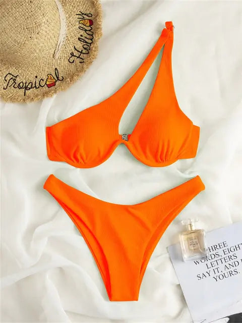 Chic Textured Bikini Set