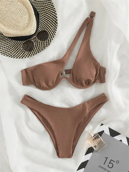 Chic Textured Bikini Set