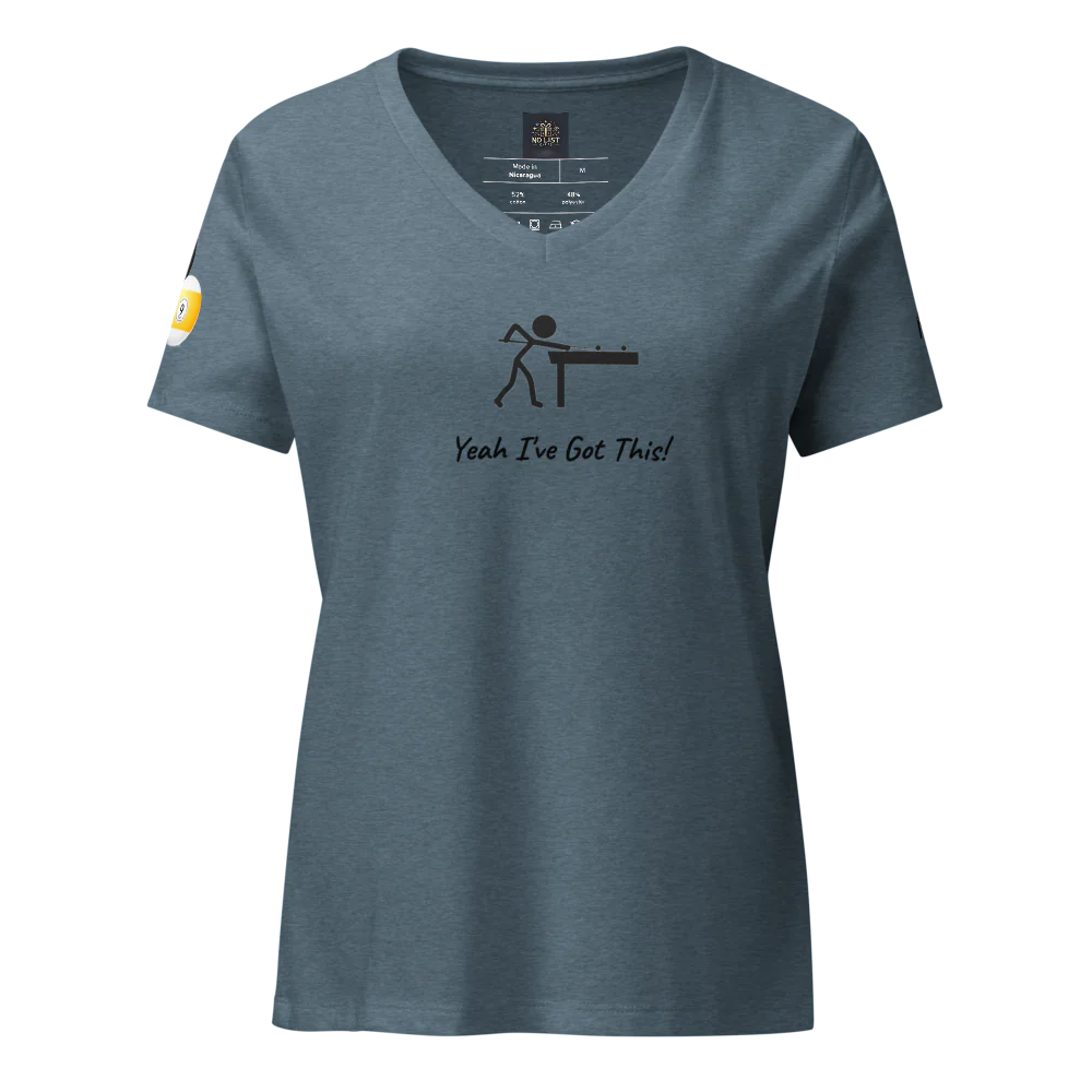 It's in my DNA - Women's Relaxed V-Neck T-Shirt black print
